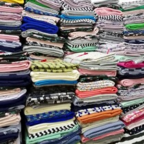 Cloth head clearance catty wool ring warm plus velvet cotton thickened fabric knitted sweater baby pajamas autumn and winter fabric