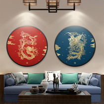 Dragon and phoenix colorful cross stitch 2021 new small embroidery living room bedroom modern Chinese simple novice small-width thread embroidery