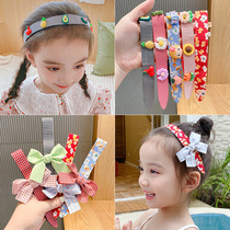  Girls  Velcro Hairband Hairband Female baby hairpin Childrens bangs stickers Broken headband Headband Hair accessories Hairpin