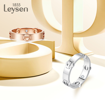 (The same model as the shopping mall) Laishen Psychic Jewelry Fine Series 18K Gold Diamond Ring Image Model