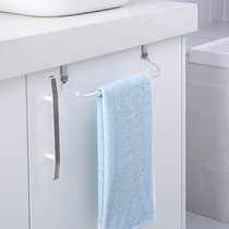 Comfort zone cabinet door rear hanging Bathroom Kitchen non-hole adhesive hook towel bar door back towel rack rag hanging
