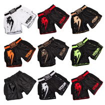  Venum venom boxing shorts Female Muay Thai competition dedicated male sanda fighting fighting sports training shorts