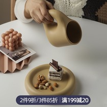 ins Net red Nordic ceramic mug coffee cup drinking water cup large capacity simple home office tea cup