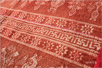 Old embroidery brocade quilt pure handmade brocade 101 * 63cm A- 207