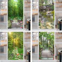 Glue-free frosted glass adhesive film windows toilet bathroom frosted sticker glass with light transmission opaque fields