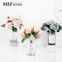 Nordic small fresh decorative flowers Silk flowers Simulation flowers Living room dining table fake flower ornaments ins home floral decoration