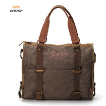 GERTOP German mountain peak men bag fashion casual canvas bag Hand bag travel bag P2362023