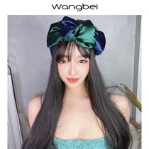 Wangbei fashionable accessories original retro fashionable contrast bright surface forging texture personality wide-brimmed hair accessories