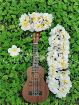 Hawaiian Grass Hula Dance Adult Children Hand floral headdress Neck Ring Beach Watch Performance Accessories Ukulele