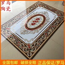 Living room parquet tiles into the home porch European-style parquet tiles imitation waterjet mosaic tiles infinite puzzle