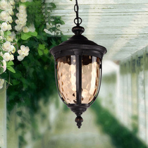 Outdoor chandelier European courtyard lamp outdoor waterproof garden villa Pavilion sun lamp corridor terrace aisle lamp