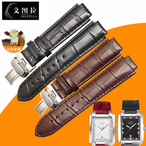 Ventura Bull Leather Strap Substitute Sky Shuttle T061 310 T061 510 genuine leather strap T061 watch with leather