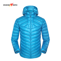 Engine bird trail running down jacket outdoor mens thin goose down warm windproof lightweight high-end 7D mens jacket