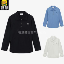 South Korea SOPHCAPE Golf Suit Jacket Woman 22 Chungolf Turned Half Tied long sleeve T-shirt