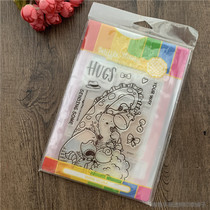 Waffle Flower Warming Each Other Group Hug Import Clear Stamp