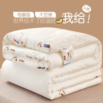 A winter quilt is thickened to keep warm all cotton soy fiber by single spring and autumn double cotton core