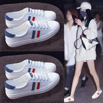 New trendy shoes Korean version of the breathable all-match street style flat-bottomed womens shoes casual shoes small white shoes womens 2022 summer models