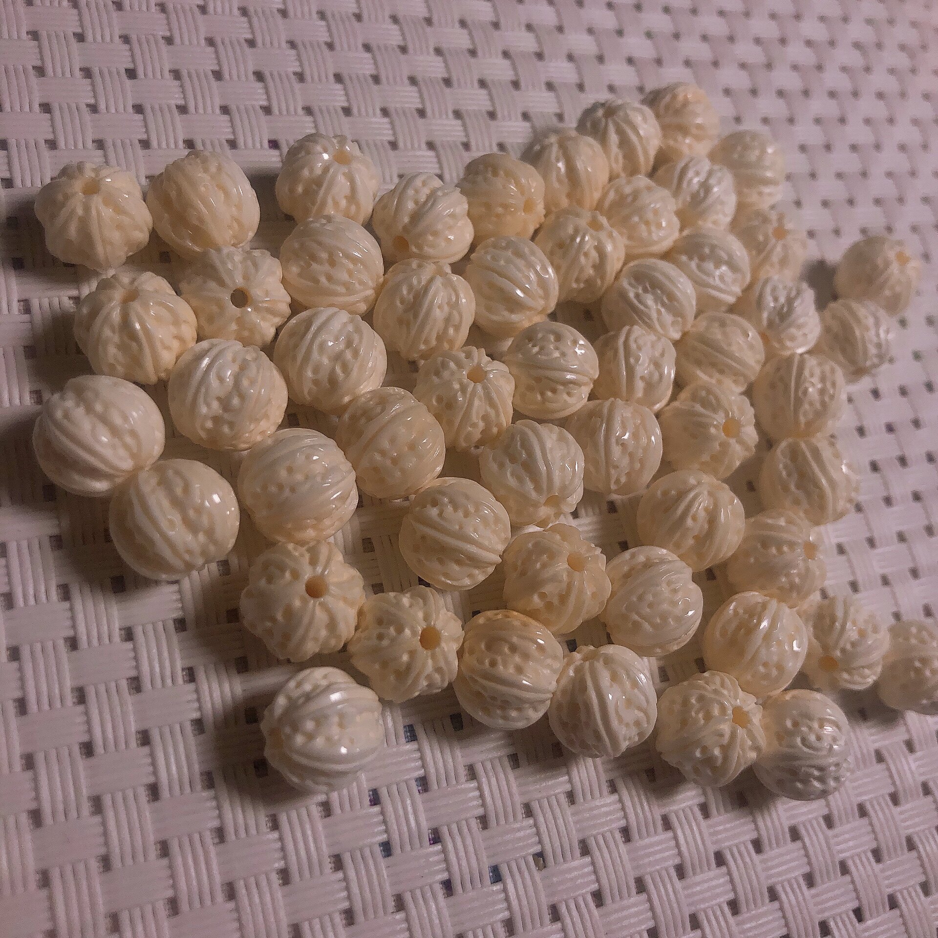 товар из китая 猛犸牙纯手工金刚手串散珠文玩百搭配饰diy