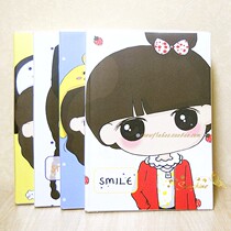 Clearance Fashion 520 brand 16K horizontal line soft noodle copy 96 pages Nini series 175x250mm rubber set