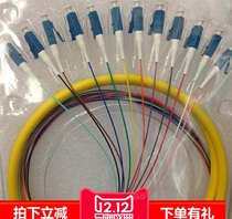  Special offer LC12 core single-mode beam pigtail Beam fiber optic jumper ODF beam pigtail flange pigtail