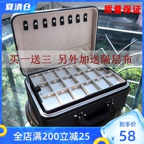 Multi-layer suitcase Jewelry storage box Pendant ring Emerald large capacity convenient bracelet box storage box