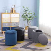 Storage stool for shoes low stools fashion living room sofa stools creative storage stools home fabric ottomes small stools