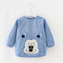 Autumn and winter baby eating clothes children waterproof apron anti-dirty biking long sleeve anti-dressing baby clothes