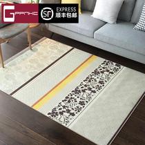 High - end brand Chenier Nordic Style Living Room Carpet Simply Modern Bedroom Bedroom Bed Mat Geometric