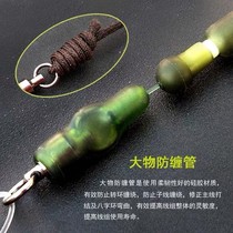 Giant things hand-tied black green sturgeon imported raw wire fishing line hook finished main sub-set set