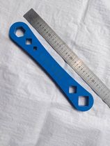 Big car drain screw wrench socket six-hole square oil pan wrench fully synthetic tool nut cap machine filter driver