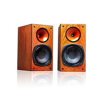Love HIFI sound network BT-AUDIO rotating Wood horn bookshelf HIFI desktop fever speaker
