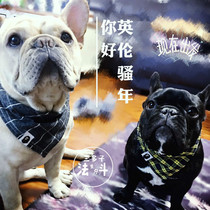 Two Puppy Saliva towels Miniature Puppies Boomer scarf Cat Triangle-Mouth Farfight Inglén