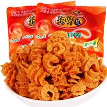 Tianjin specialty delicious snacks 80 childhood memories dog tooth rice pot pizza roll 25g puffed food L