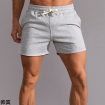 Stretch three-point pants mens summer Super shorts sexy 3 points casual Joker sports shorts Mens Fitness running