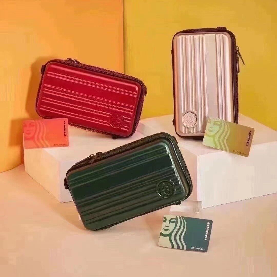 Starbucks 2021 special star gift bag accompanying box mini mini suitcase