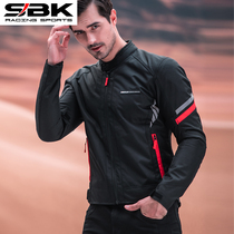 SBK new Four Seasons motorcycle riding suit jacket men waterproof locomotive anti-drop warm long-distance motorcycle travel spring and summer