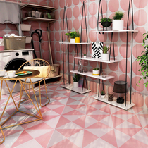 Pink Nordic style 300X 300 tile tile kitchen toilet balcony bedroom wall tile tile tile