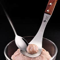 On the water side meatballs maker Fried Pellet Tool Shrimp Slide Molds 304 stainless steel as a pellet god