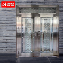 Gate double door 304 stainless steel door single door household Villa country entrance door security door