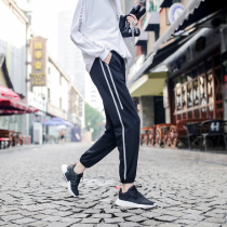 Large size autumn new harem pants womens ninth pants fat mm loose and thin closed sports pants thin casual pants