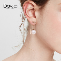 High-grade niche earrings short hair round face 2021 new fashion quality female design sense earrings foreign style earrings