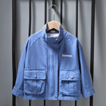 Boy jacket spring 2020 new childrens denim jacket boy jacket spring baby fashion clothes children handsome