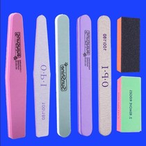 Nail tool set sponge rubbing strip manicure scrub strip Diamond rub nail file grinding strip polished strip