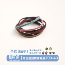  Running hair ring~Sports color hair ring Hair accessories Headdress Hair rope Imported basic bottoming rubber band holster Japanese and Korean style