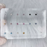 Маленький импортный пирсинг в нос, серьги, пирсинг для губы, США, 2.5mm, 1.2mm
