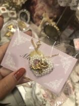 Japan spot Japanese hand-made solitary pearl little angel love necklace Girl line