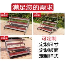 Stage shelves for chorus movable choral stairs Group photo stand folding chorus steps