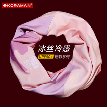 Outdoor Sunscreen Mask Magic Head Scarf Ice Silk Neck Cover UV Protection Unisex Sports Face Towel Cycling Thin Bracelet