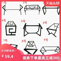 New food table feet computer desk metal table legs bar stand desk conference table iron table frame can be customized