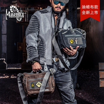 Outdoor Sports Magforce Meghosta Tema Wax Cloth Shoulder Bag W0498 Double Face Tactics